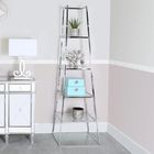 Triangular Glass Bookshelf