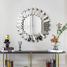 Round Sun Wall Mirror