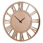 Mirrored Roman Numeral Wall Clock