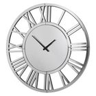 Mirrored Roman Numeral Wall Clock