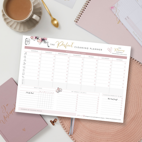 Cleaning Planner Desk Pad