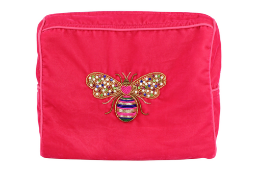 LOVE BEE HEART BEE WASH BAG