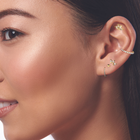 Gold curated Ear Jewellery
