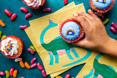 Dino Birthday Paper Napkins