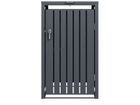Anthracite Galvanised Steel Wheelie Bin Cover | Single