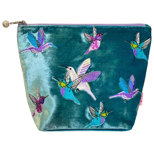 Hummingbird Large Cosmetic Purse