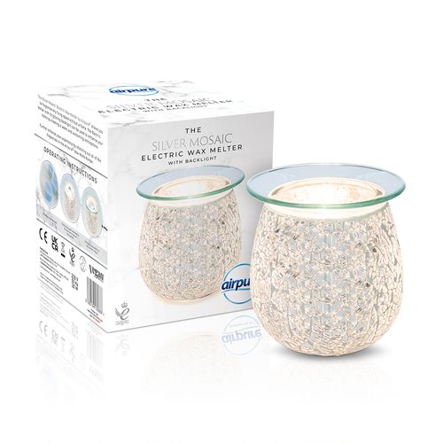 ‘The Silver’ Mosaic Electric Wax Melter With Backlight