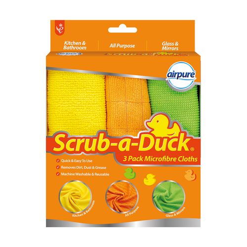 Scrub-a-Duck® Microfibre Cloths (3 Pack)