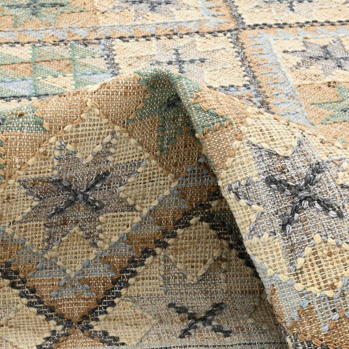 Stunning Natural Jute Kilim Rug