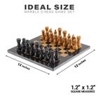30cm/12in Chess Set - Black & Golden