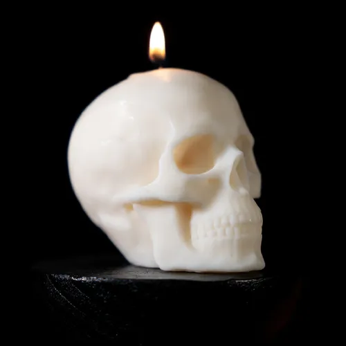 The Gothic Anatomical Skull Candle
