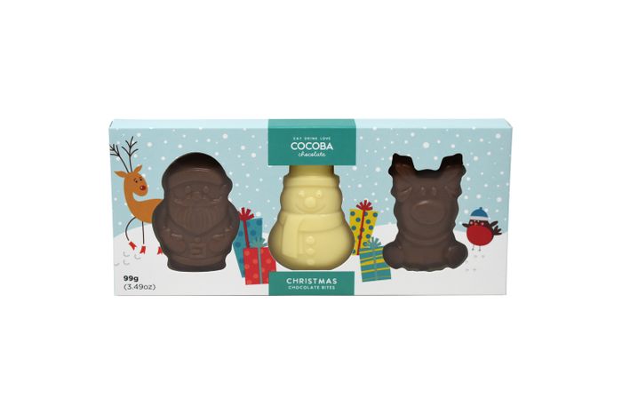 Christmas Character Chocolate Bites