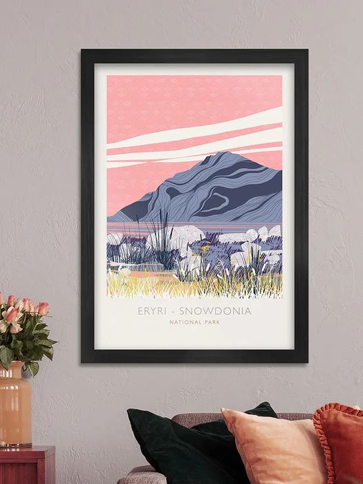 Snowdonia Eryri National Park - Poster Print