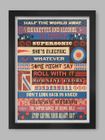 Definitely Glory - Oasis Typographic Music Poster Print