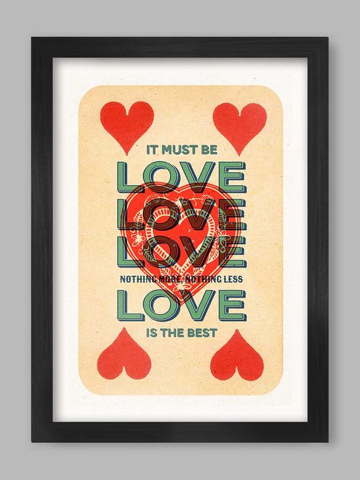 It Must Be Love Music Print