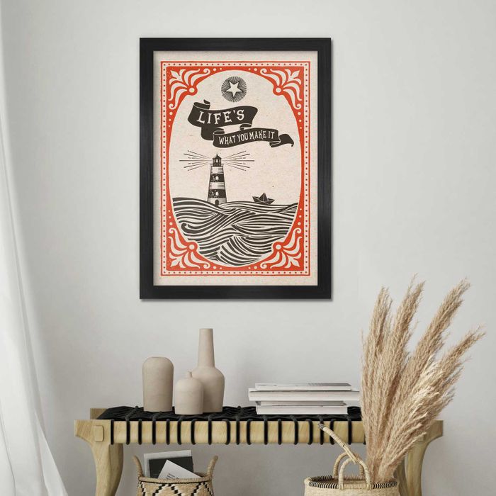 Life's What You Make It - Music Poster Print