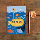 A5 Submarine Doodle Notebook