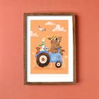 Tractor A4 Art Print