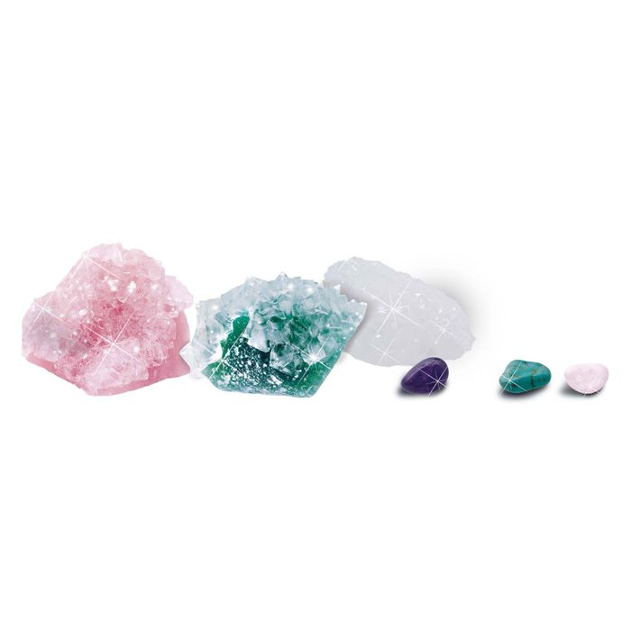 Growing crystals and gemstones