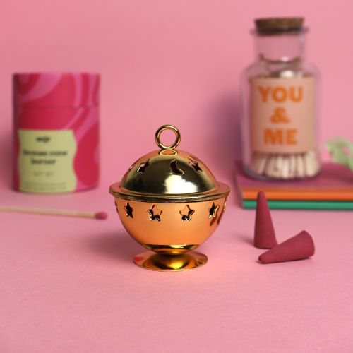 Incense Cone Burner Gift Set