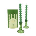 Bubble Candle and Glass Holder