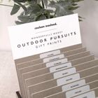 Outdoor Pursuits Print Library
