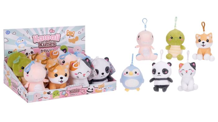 Kawaii Kuties Series 1 Plush Bag Clips Assortment