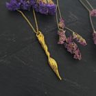 Yellow Gold Vermeil Stala Pendant Necklace