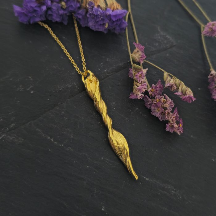 Yellow Gold Vermeil Stala Pendant Necklace