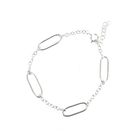Silver Orbit Chain Bracelet