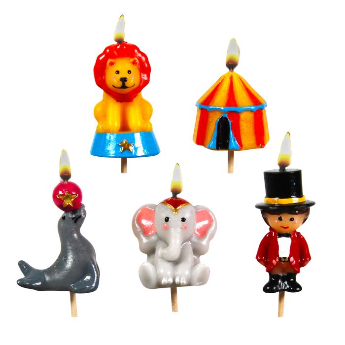 Smiling Faces 3D Novelty Cake Candles