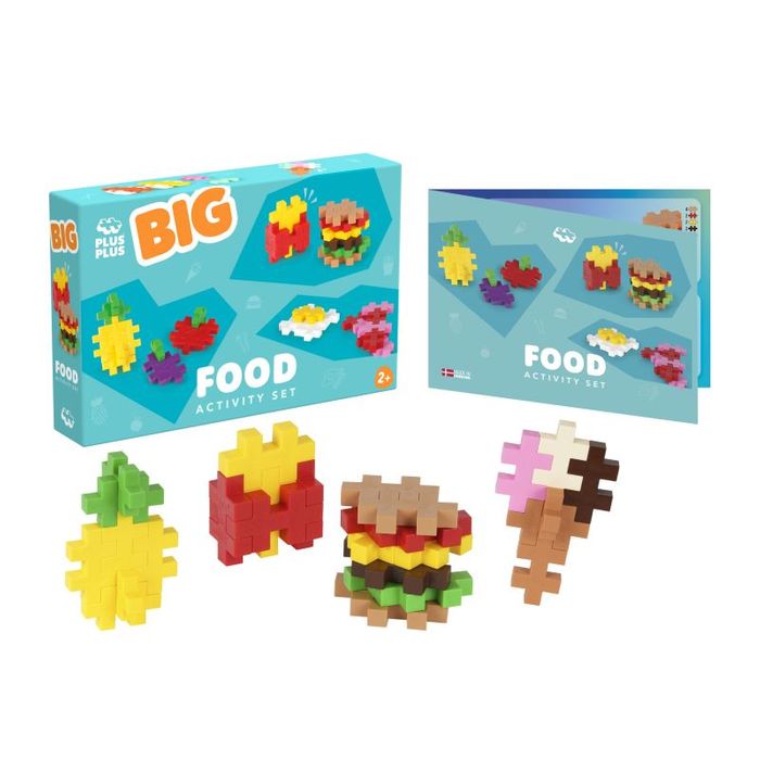 NEW! Plus-Plus BIG Food Activity Set