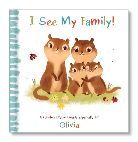 I See My Family Personalised Board Book
