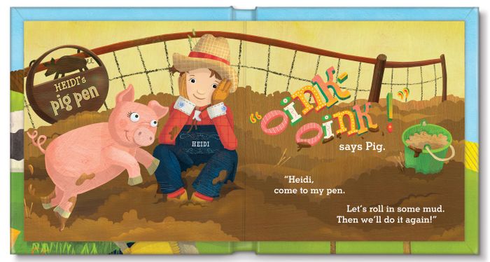 My Farm Friends Personalised Board Book