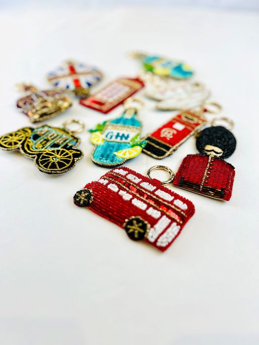 Grace + Glory Hand Beaded Bag Charms