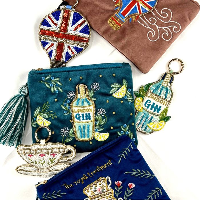 Grace + Glory Hand Embellished Pouches