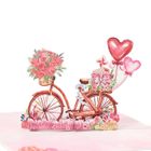 Valentine's Day 3D Bicycle Pop-Up Card
