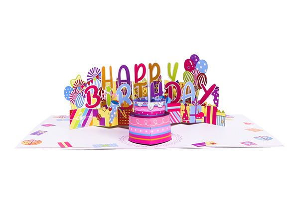 Blowable Happy Birthday Pop Up Card With Music And Lights