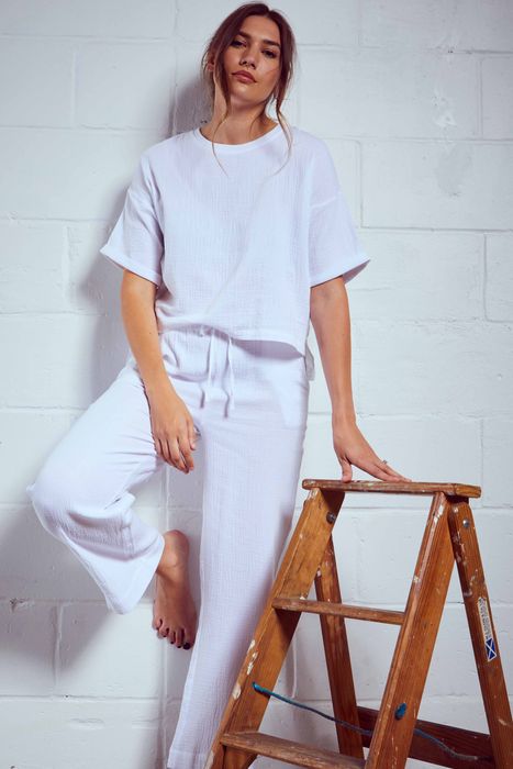 Seersucker Lounge PJ Set