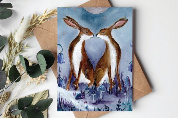 Beltane Bluebells - Blank Everyday Greeting Card