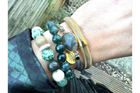 Agate Handmade Beaded Stack Bracelets