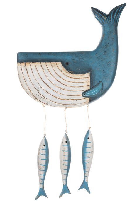 #9781Hanging whale with fishes