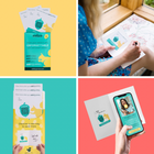3 pack of addSQUIRREL QR smart stickers