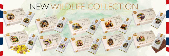 New Wildlife Collection - Vanilla Fudge & Chocolate Bars