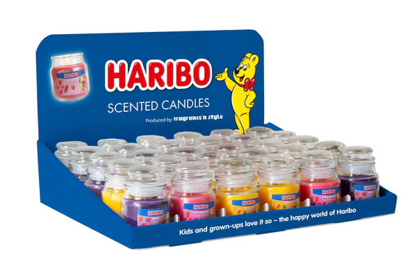 Haribo Counter Display All Year 30 x 85g Scented Candle