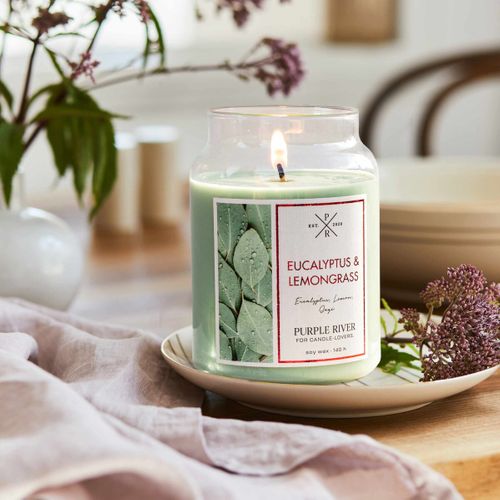 Purple River Eucalyptus & Lemongrass - 623g Scented Candle
