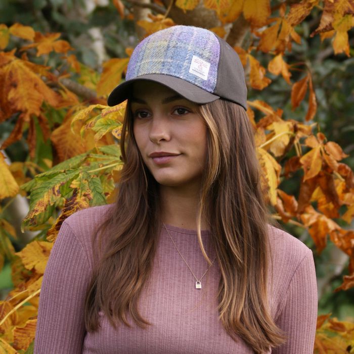 Baseball Caps with Harris Tweed