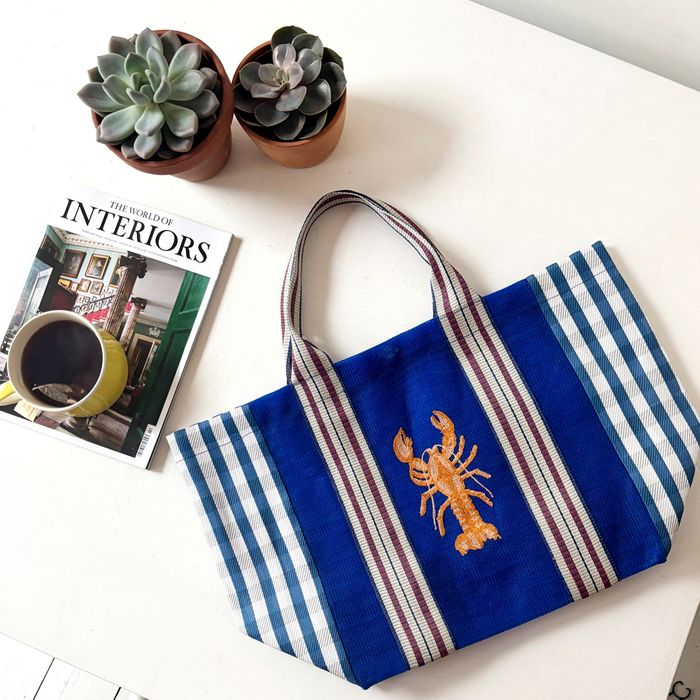 Recycled Lobster Design Shopping bag
