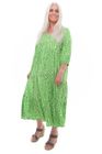 Mosaic Twist Tiered Dress