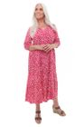 Mosaic Twist Tiered Dress